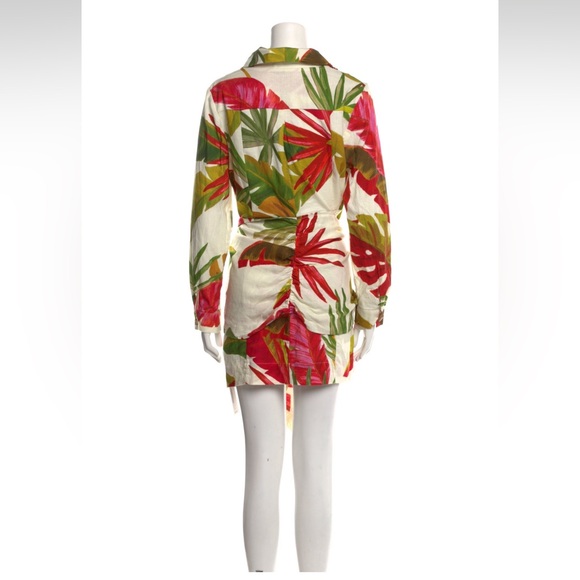 Farm Rio spring forest mini dress. size medium - Picture 6 of 7